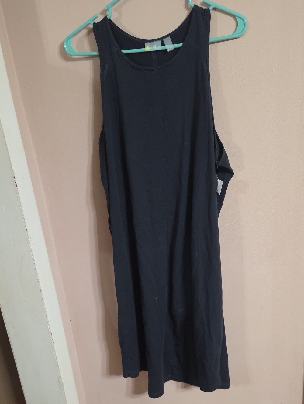 Zella Black Sleeveless Tank Dress